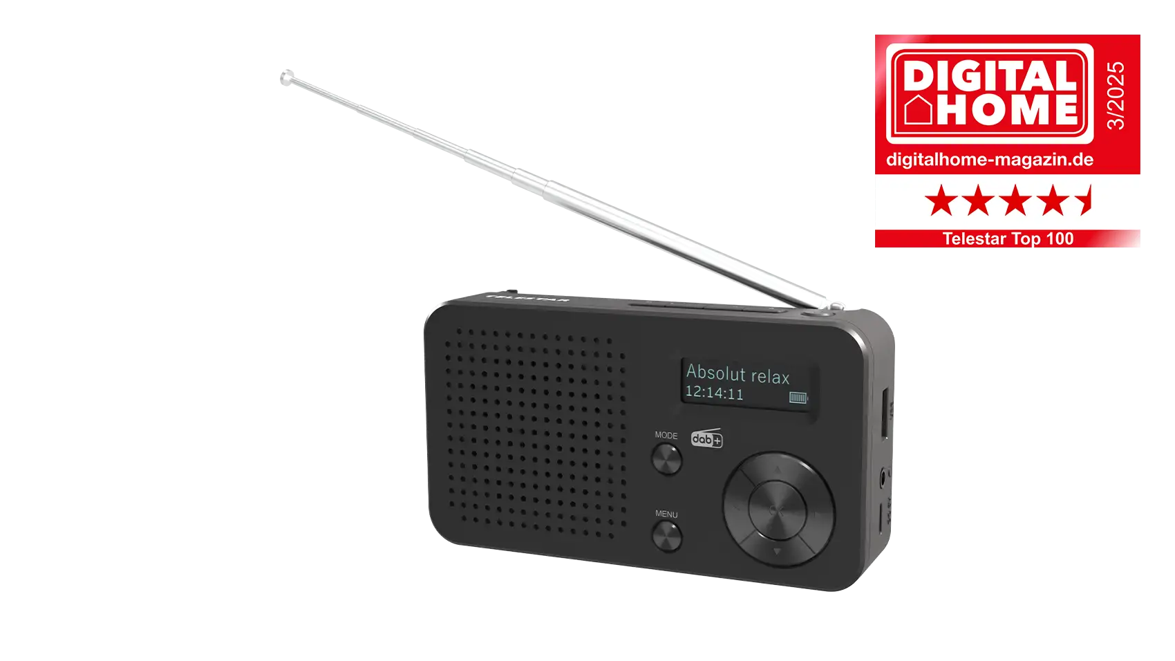 TELESTAR TOP 100 DAB+ Akku Radio für unterwegs