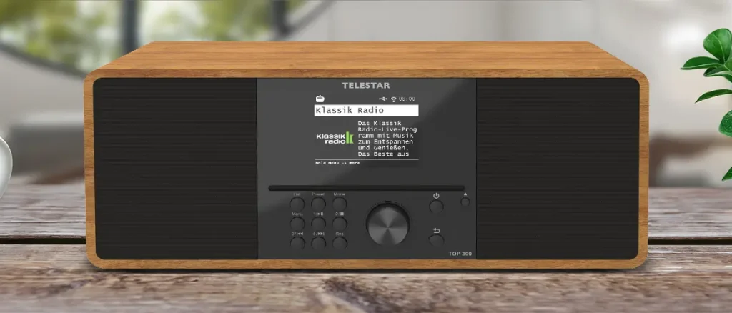 TELESTAR TOP 300 in Holzoptik